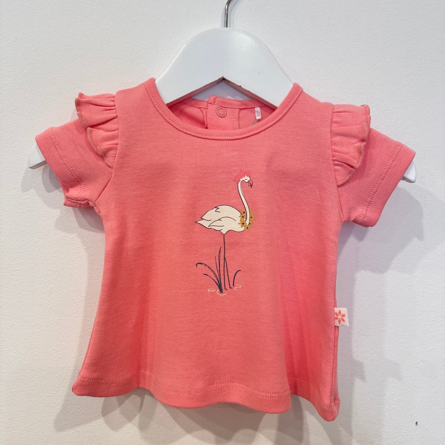 MARQUISE Flamingo t-shirt, 0-3m