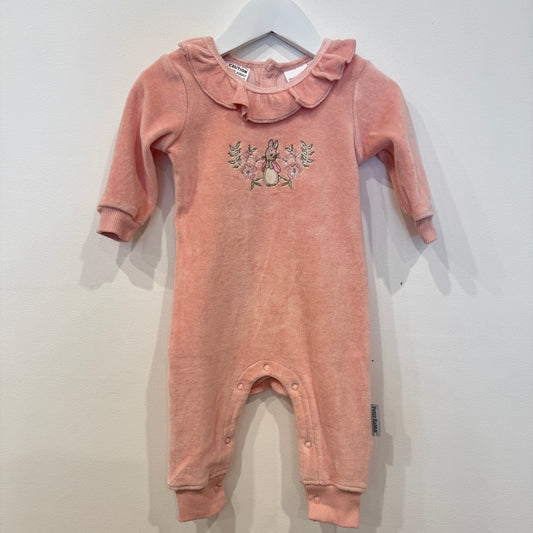 PETER RABBIT Fluffy onesie, 6-12m