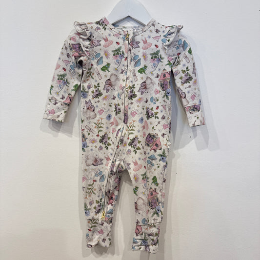 FLEUR HARRIS white Fairytale onesie, 6-12m