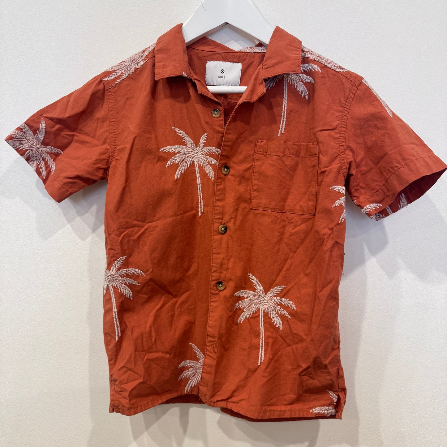 TARGET Red Palm Shirt, 8