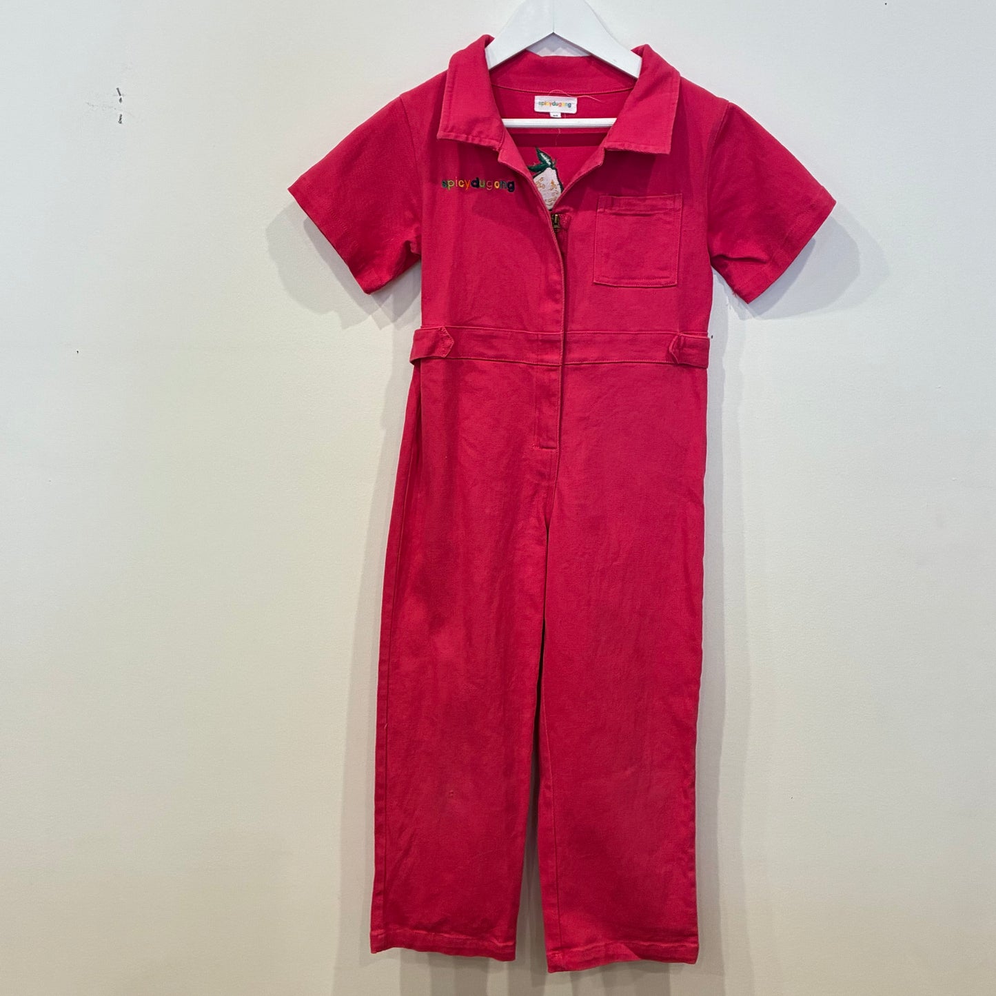 SPICY DUGONG Pink Boiler Suit, 6/7