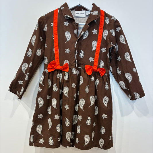 MINI RODINI Paisley Dress, 6/7