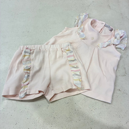 PATACHOU Pink Stripe Ruffle Set 2