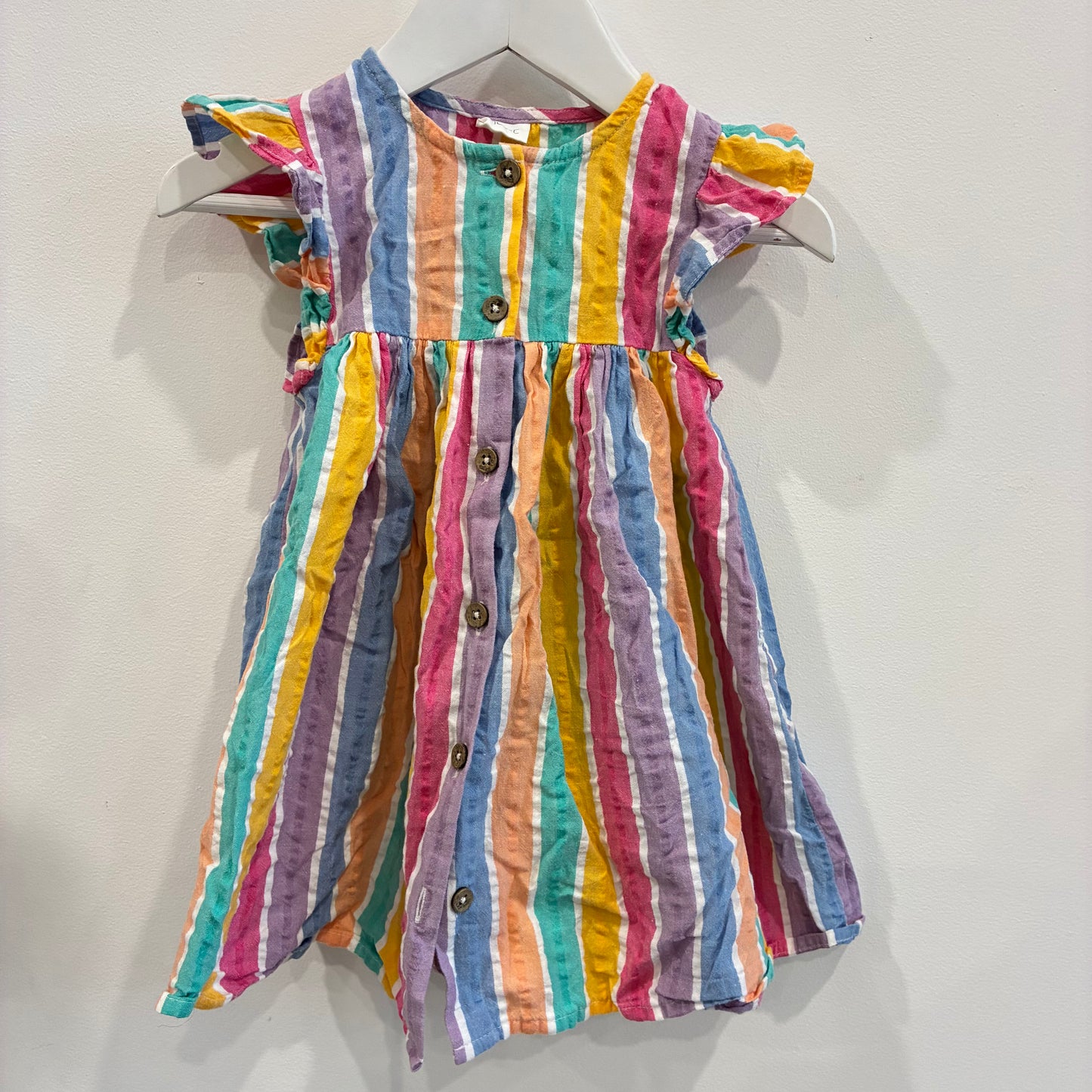NEXT Rainbow stripe dress, 1