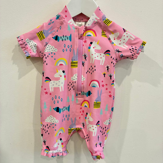 NEXT Pink Swimsuit, 3-6m