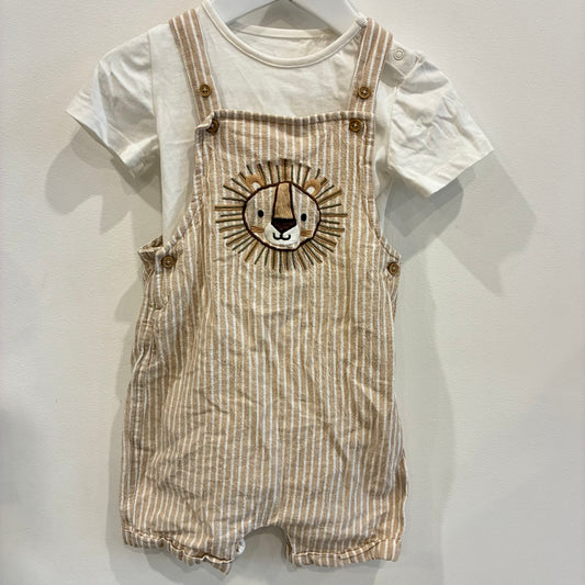TU Lion stripe Set, 18-24m