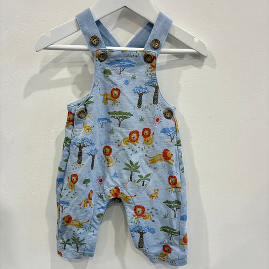 PUREBABY Lion Overalls, 0-3m