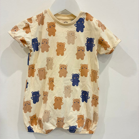 NEXT Teddy Romper 3 pack, 6-9m