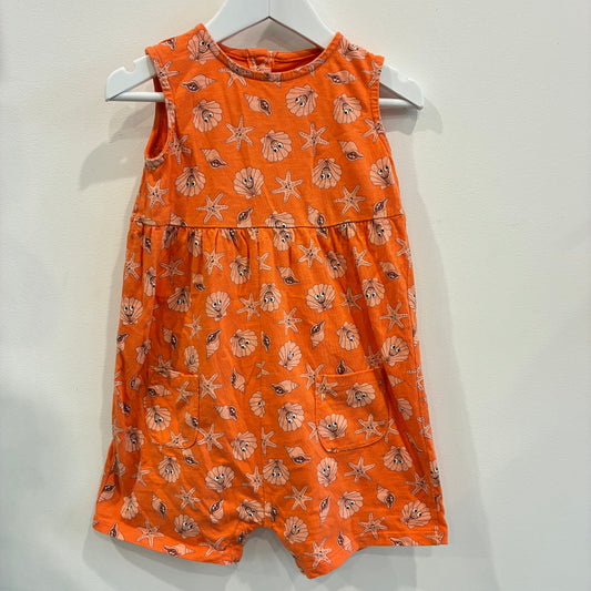 JOHN LEWIS Seashell Romper, 2