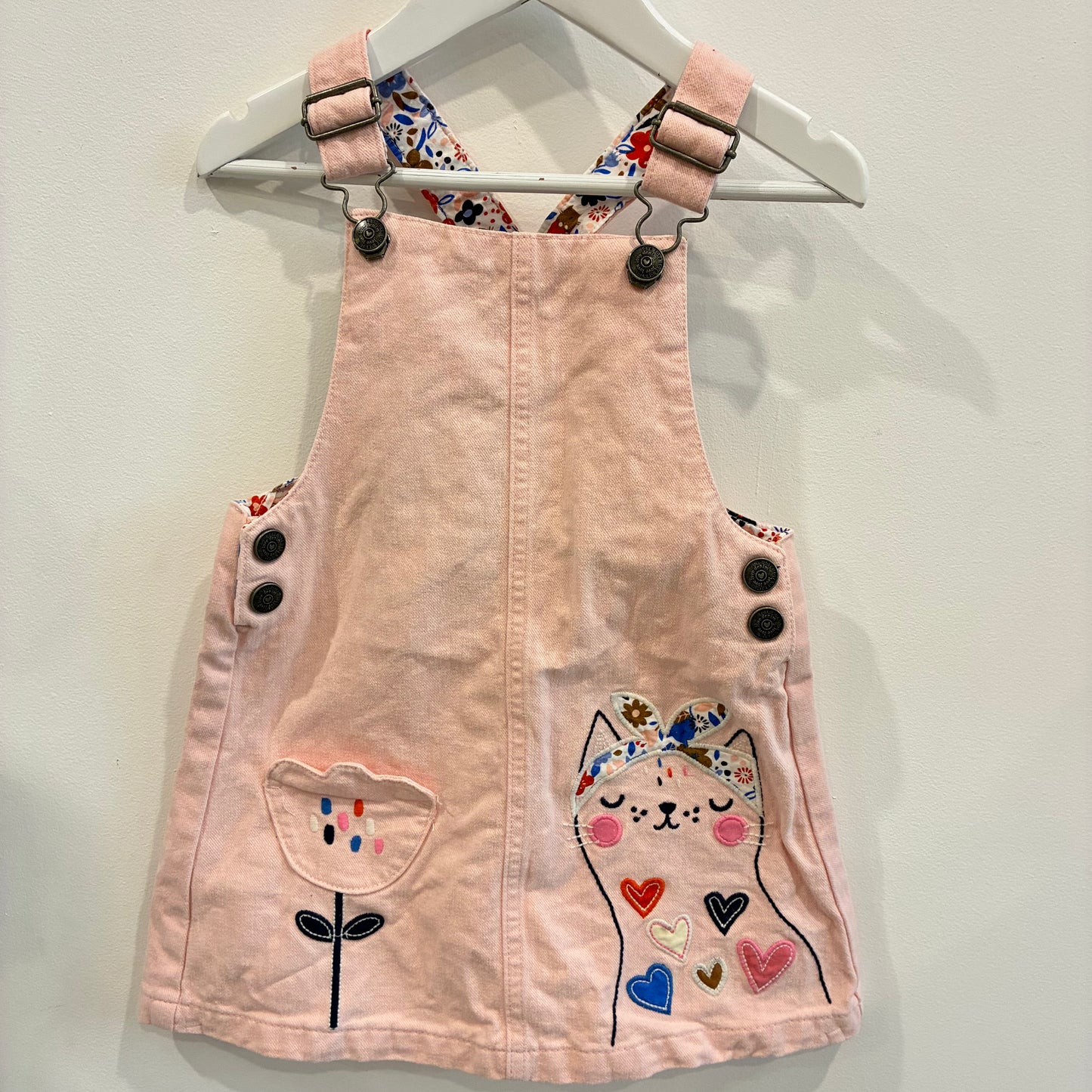 M+S Pink Pinafore, 2