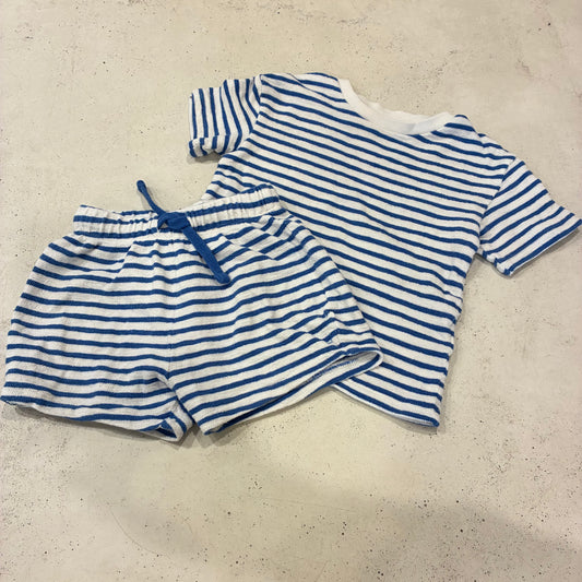 M+S Stripe Knit Set, 18-24m
