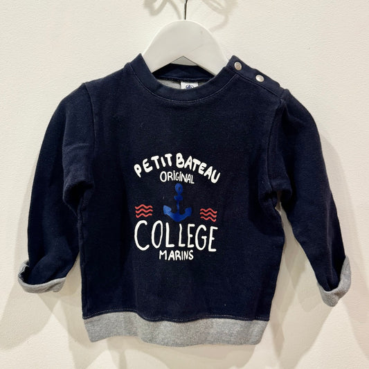 PETIT BATEAU College Jumper, Size 2