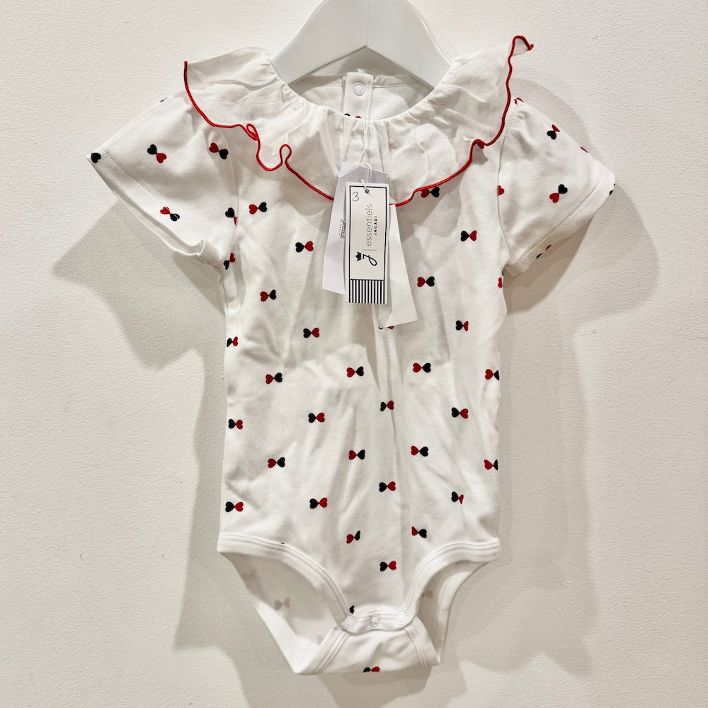 JACADI PARIS Collared Bodysuit, Size 2