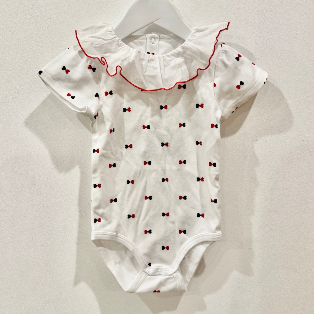 JACADI PARIS Collared Bodysuit, Size 2