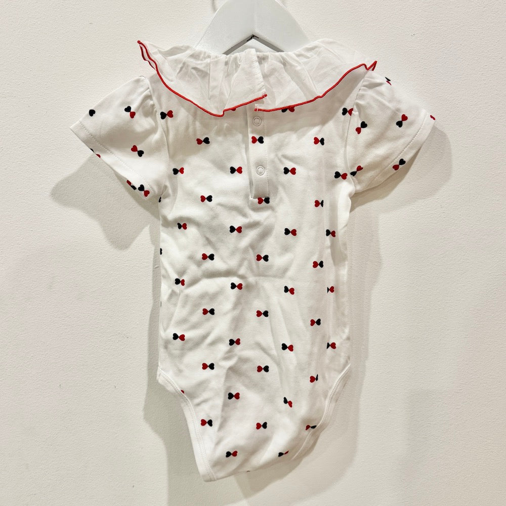 JACADI PARIS Collared Bodysuit, Size 2