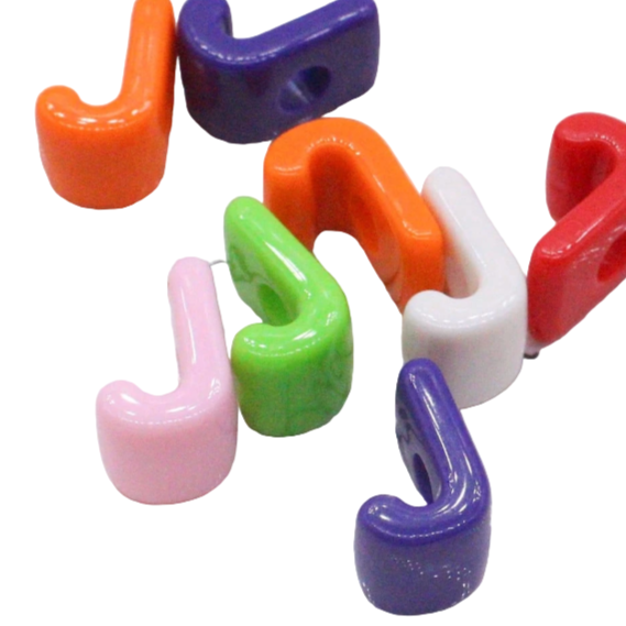 Chunky Letter Charms.