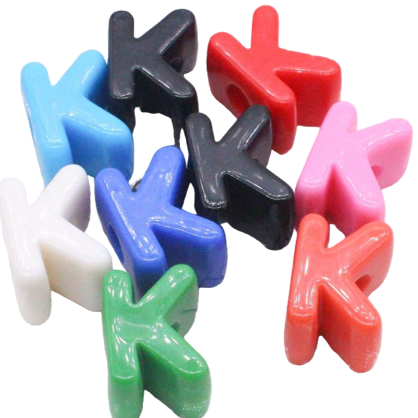 Chunky Letter Charms.