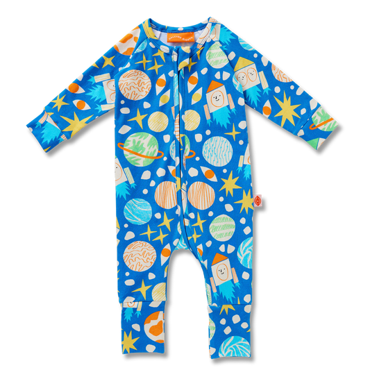 See You in Space Long Sleeve Romper