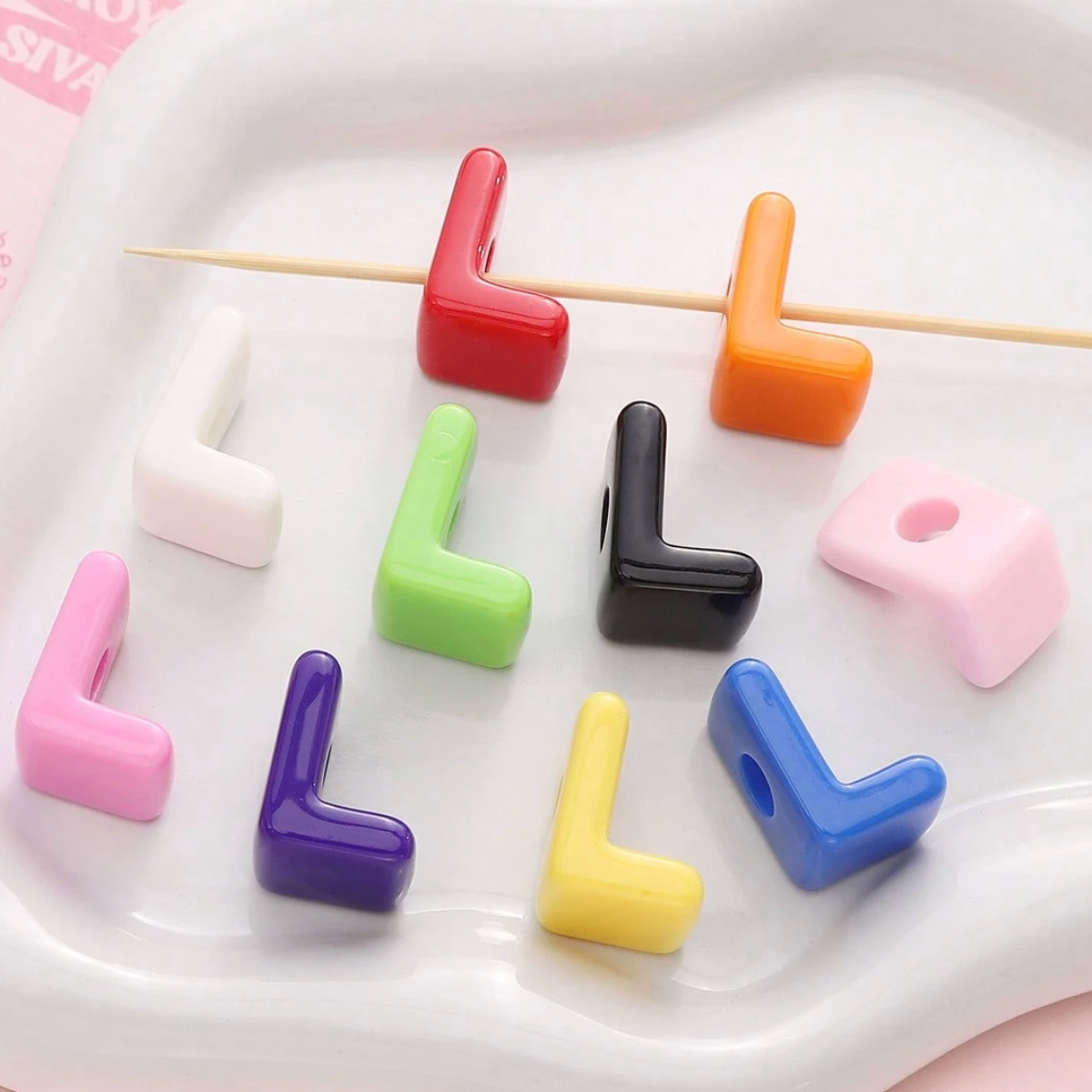 Chunky Letter Charms.