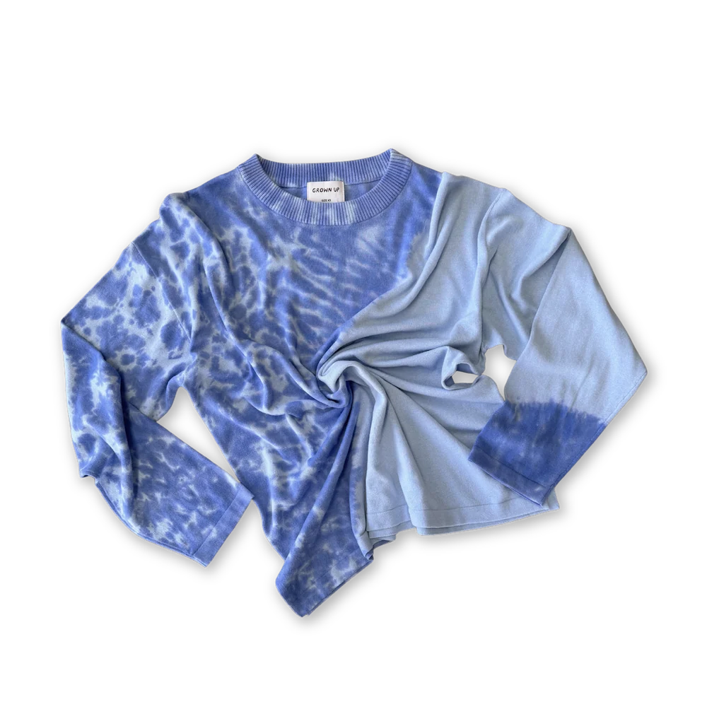 Organic Knitted Tie Dye LS Tee