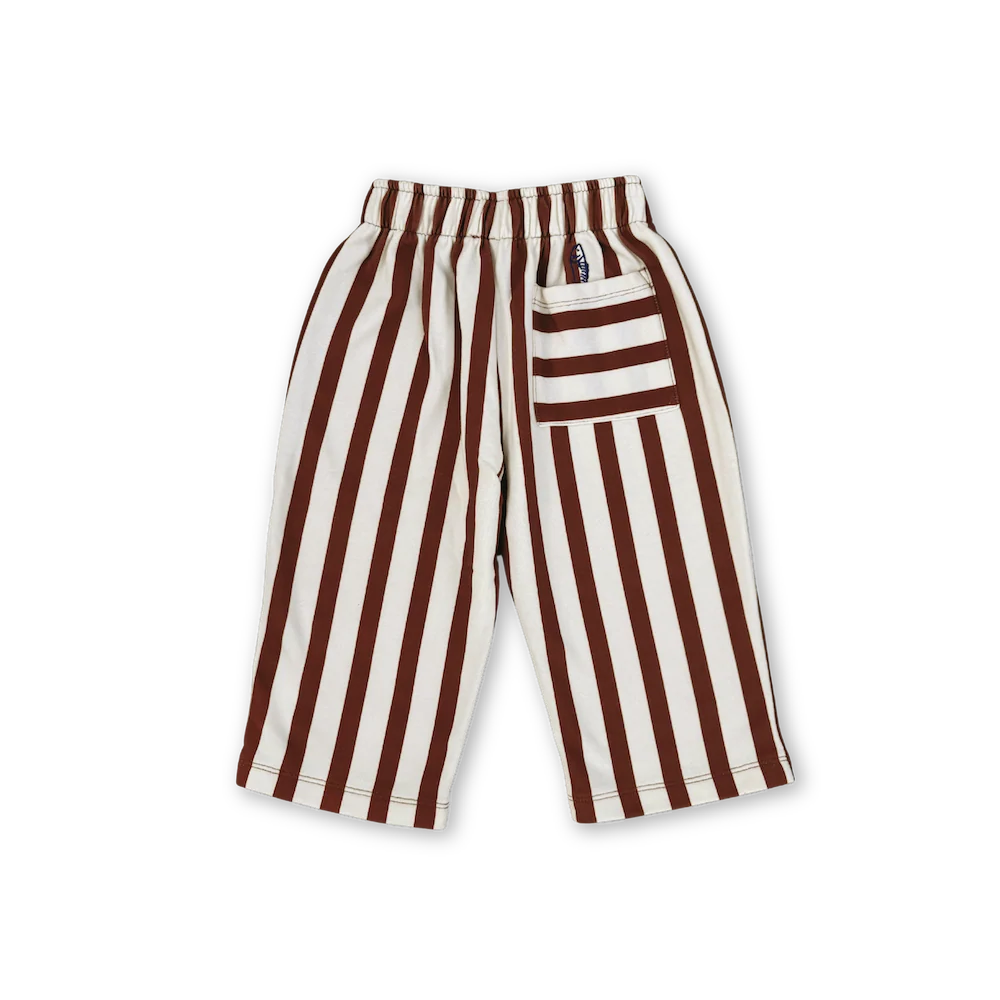 Organic French Terry Striped Pants