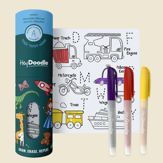 Toot Toot Mini Colouring Mat