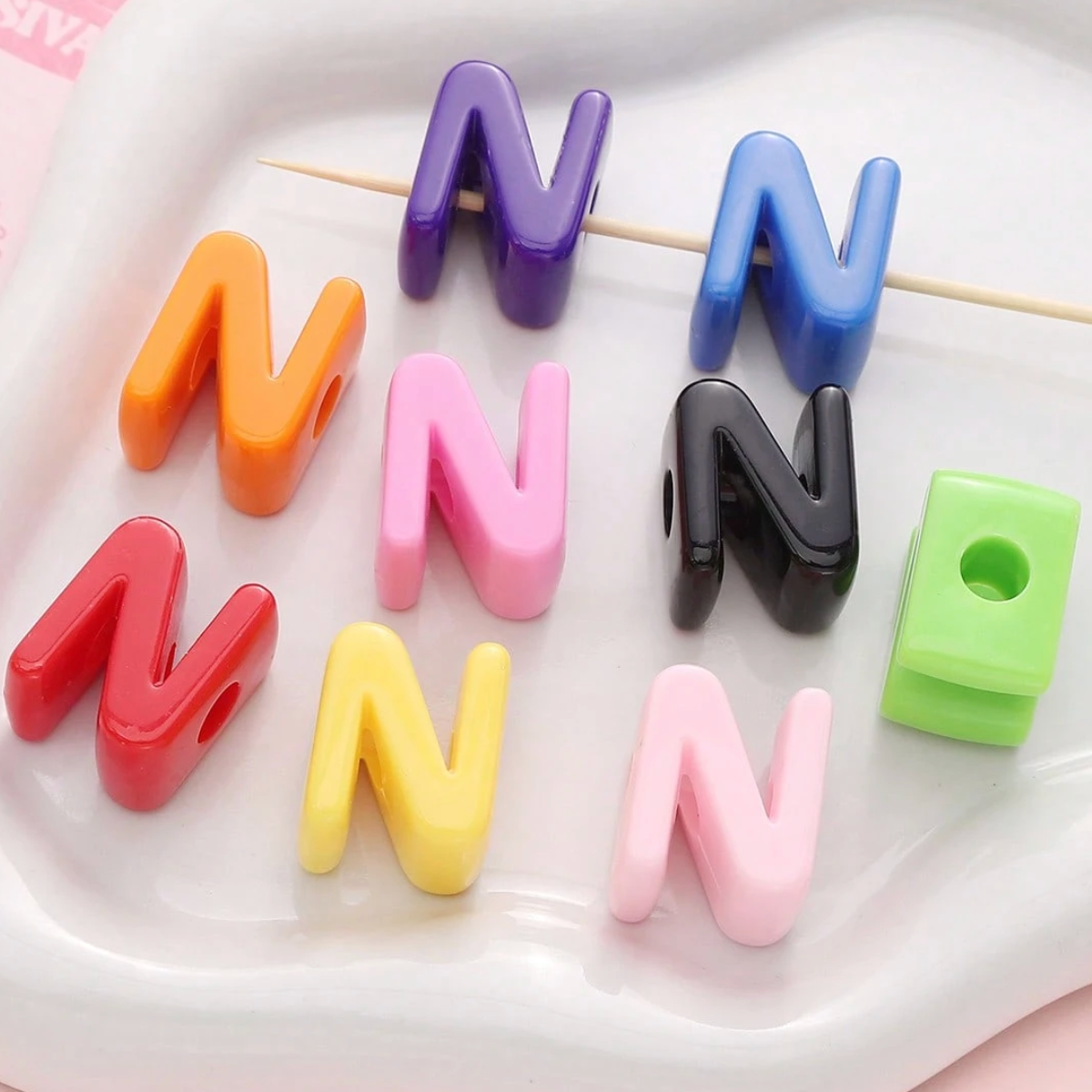 Chunky Letter Charms.