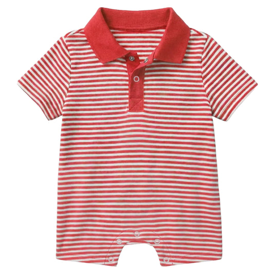 Mini Polo Onesie, Lobster