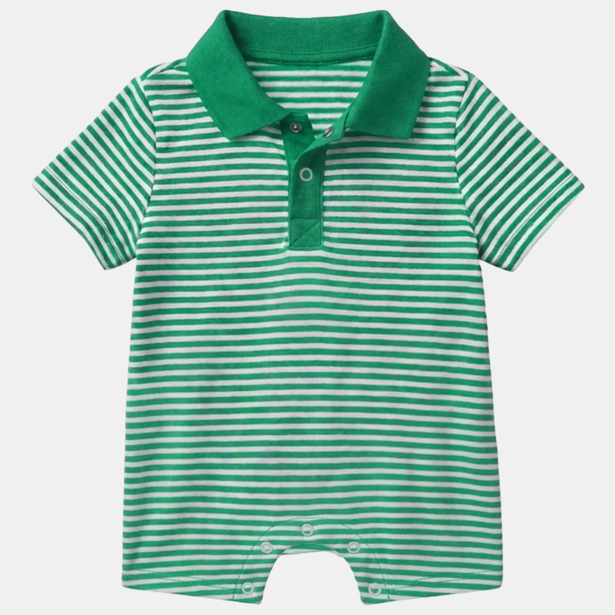 Mini Polo Onesie, Pistachio