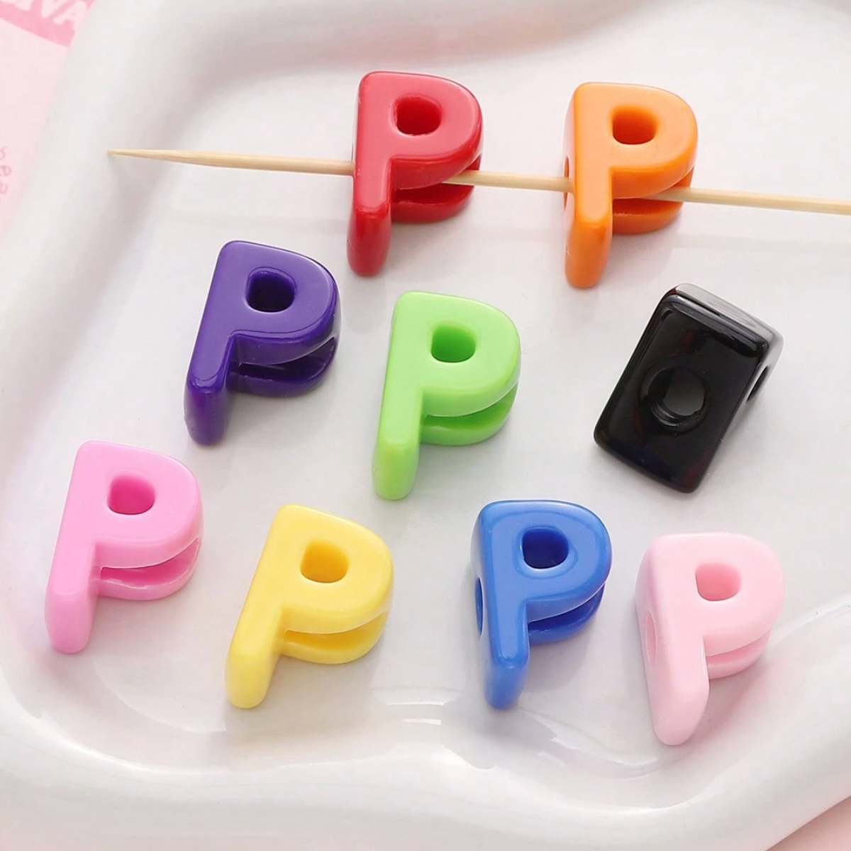 Chunky Letter Charms.