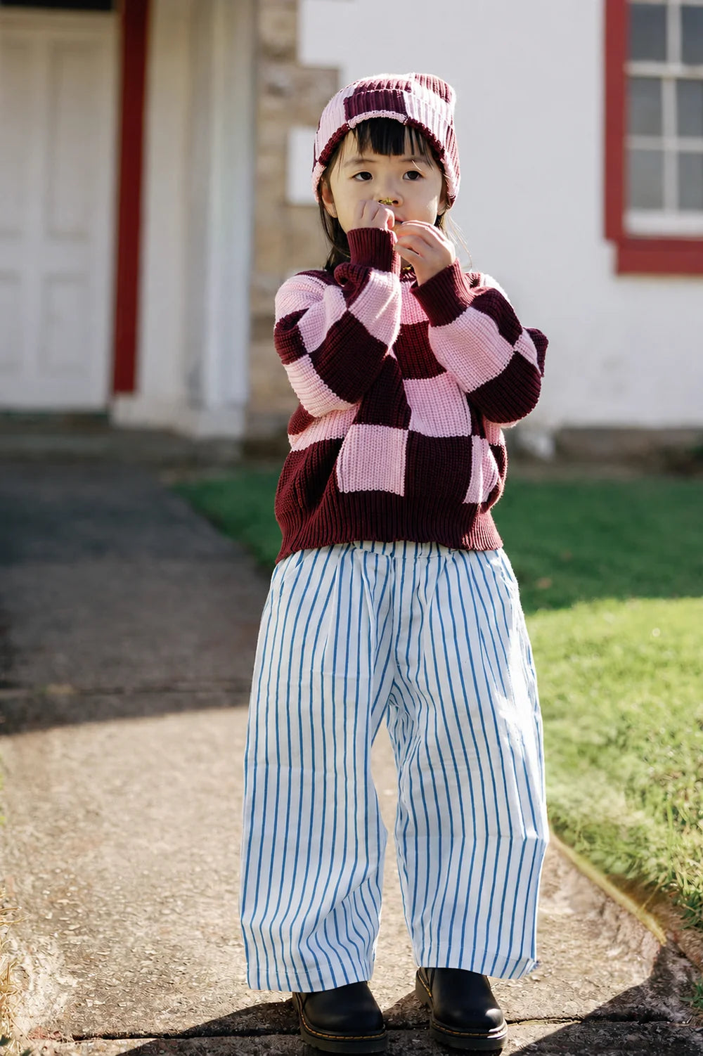 Ninch Pants, Blue Stripes