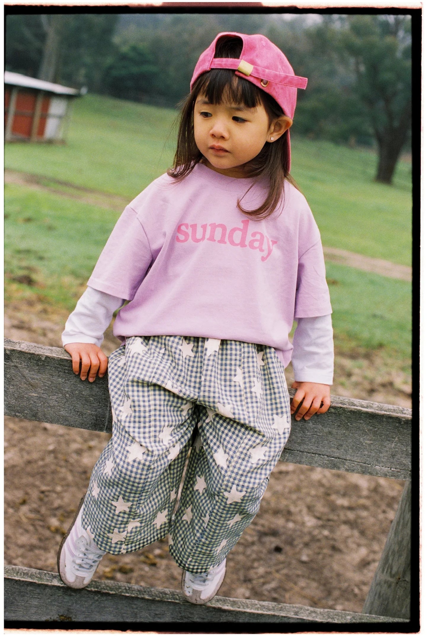 Dusty Star Pants, Yellow Gingham