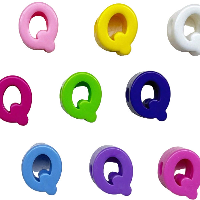 Chunky Letter Charms.