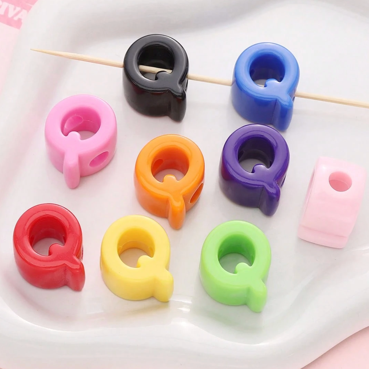 Chunky Letter Charms.