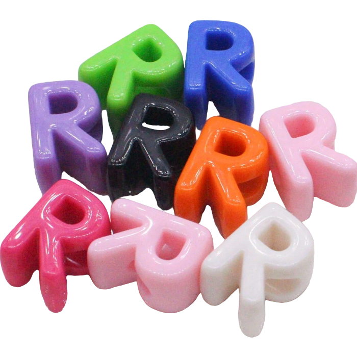 Chunky Letter Charms.
