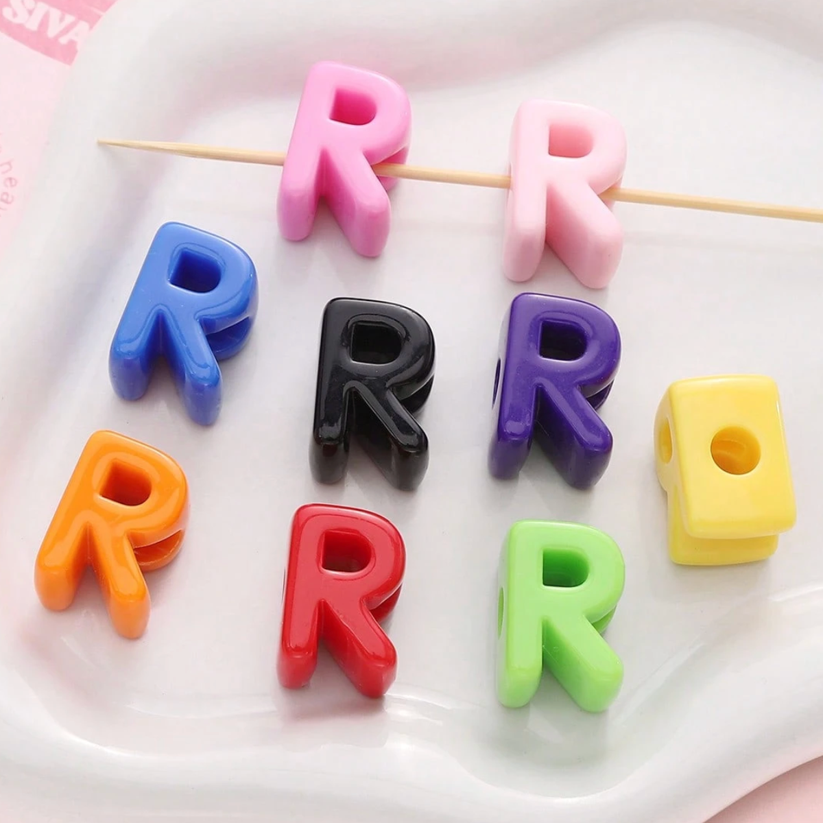 Chunky Letter Charms.