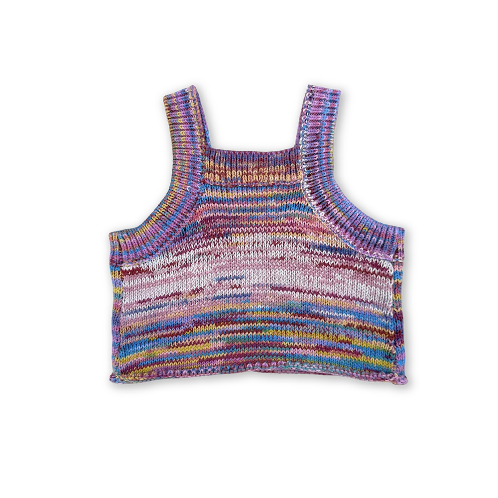 Knitted Singlet, Rainbow