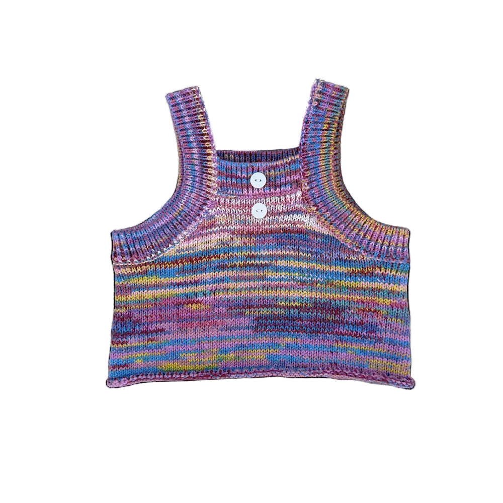 Knitted Singlet, Rainbow