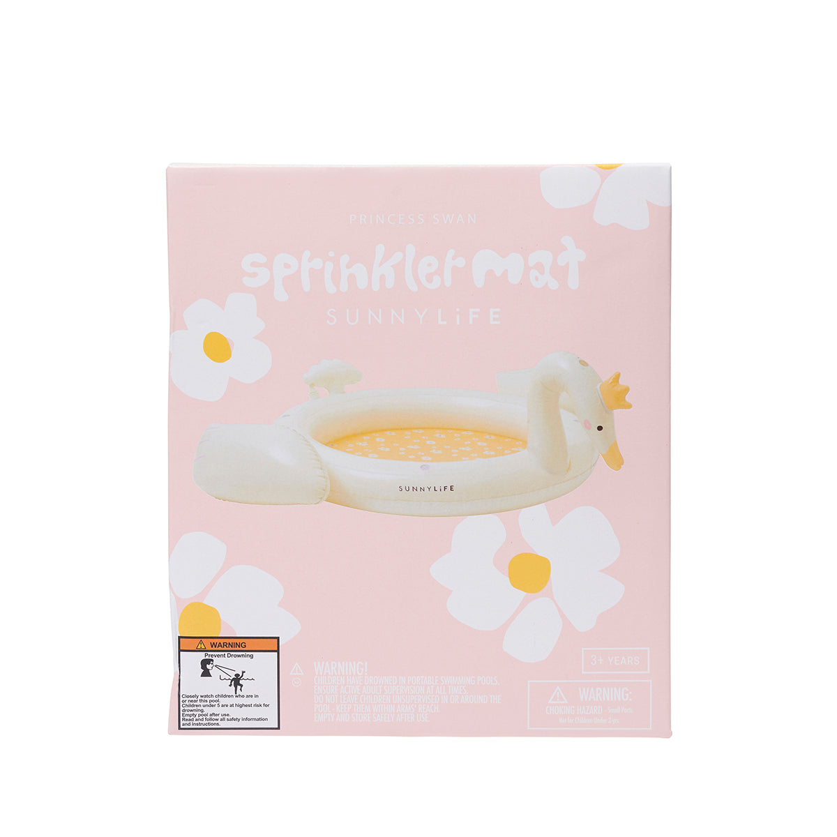 Kids Sprinkler Mat, Princess Swan