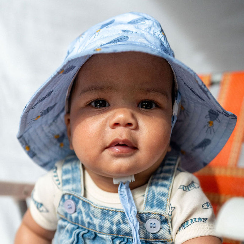 Kookaburra Wide Brim Infant Hat