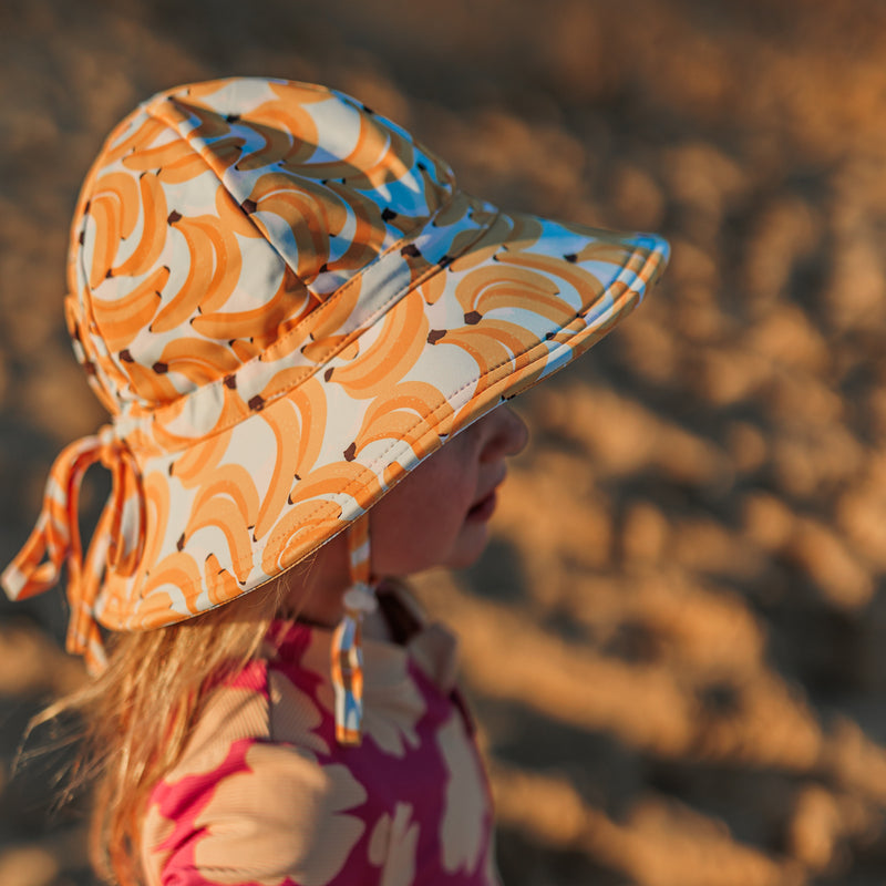 Banana Wide Brim Swim Hat