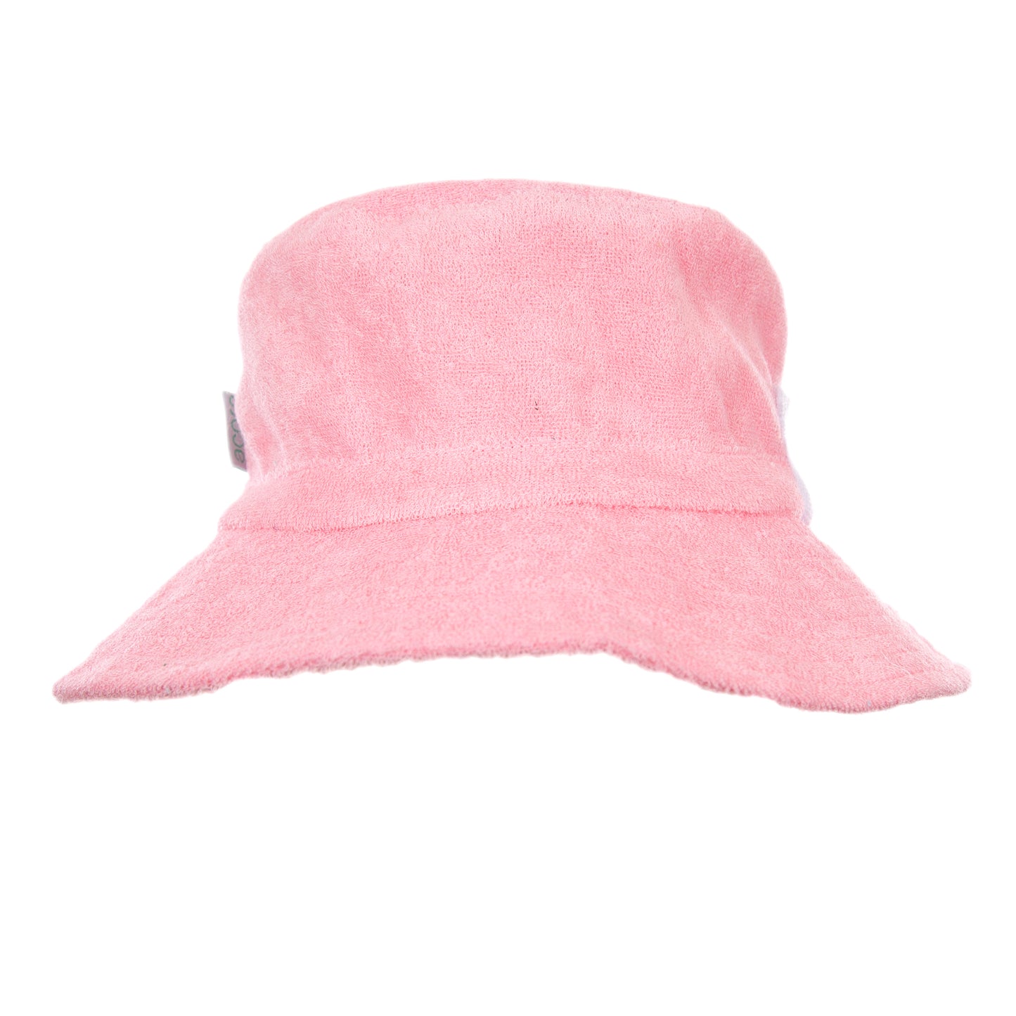 Terry Towelling Bucket Hat, Light Pink