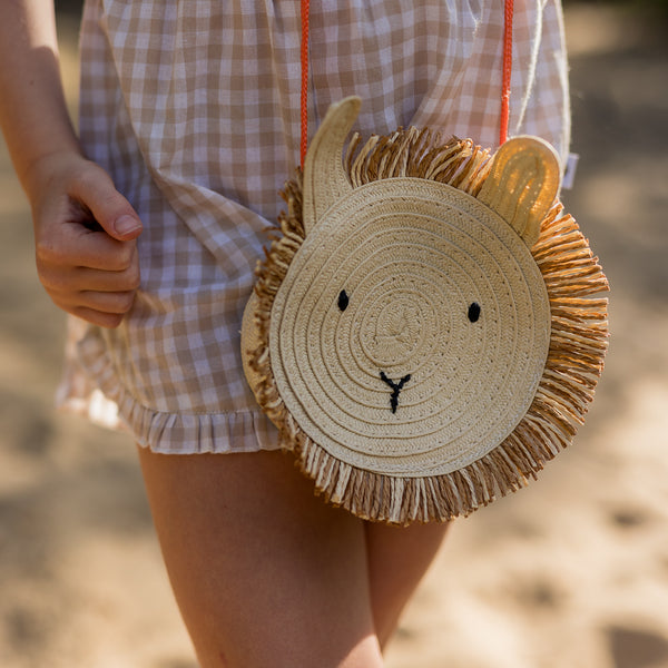 Bunny Face Straw Bag