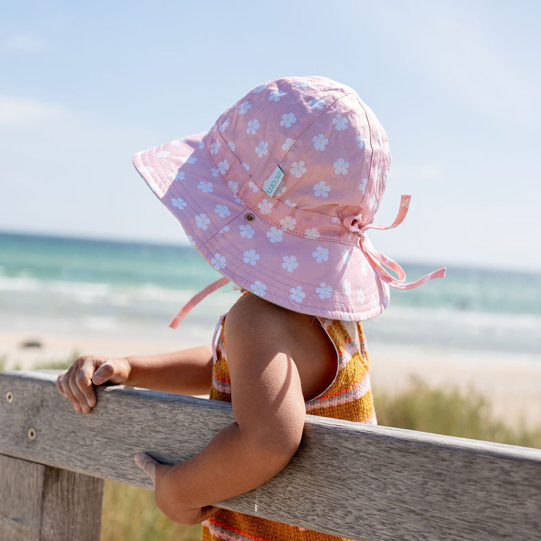 Petunia Reversible Wide Brim Sunhat