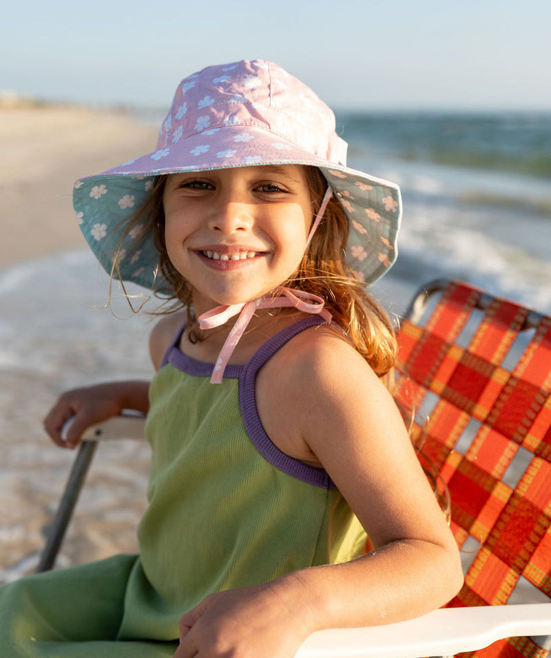 Petunia Reversible Wide Brim Sunhat