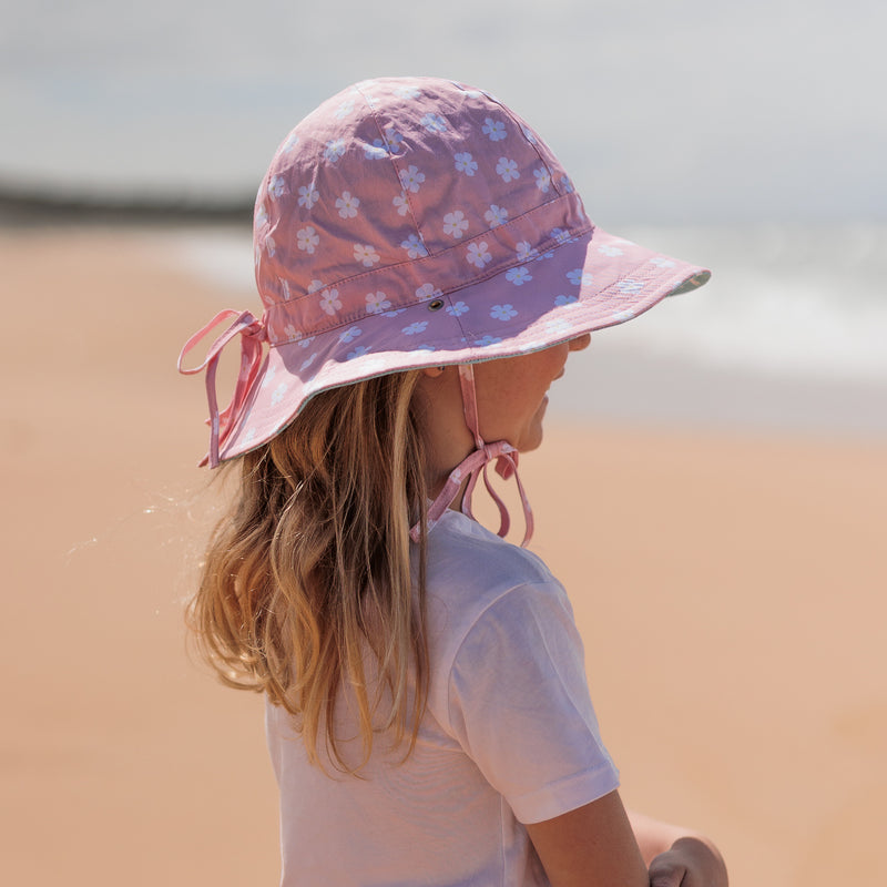 Petunia Reversible Wide Brim Sunhat