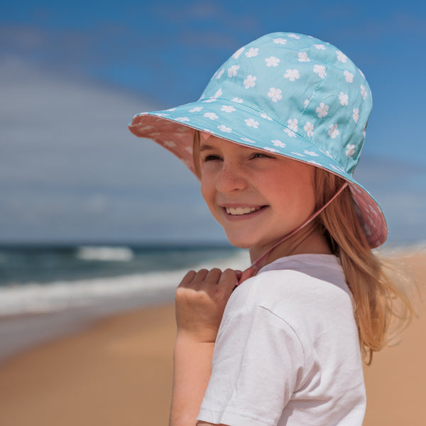 Petunia Reversible Wide Brim Sunhat