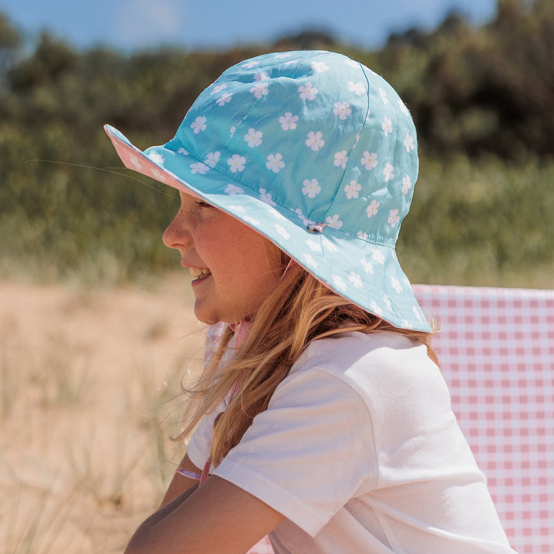 Petunia Reversible Wide Brim Sunhat