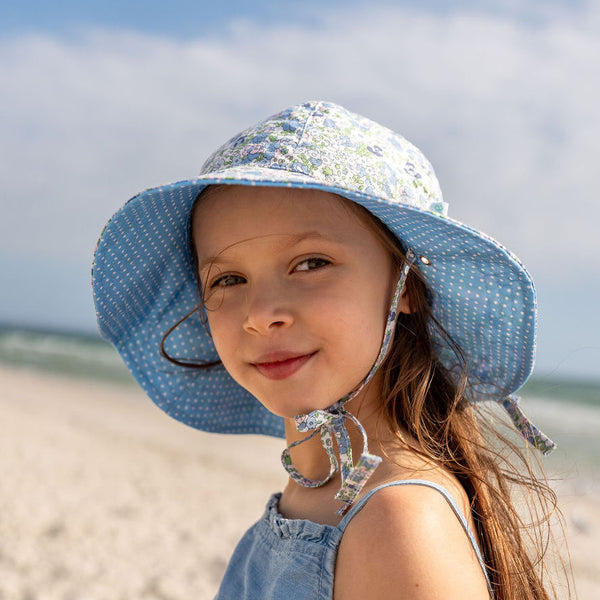 Sophia Wide Brim Reversible Sunhat