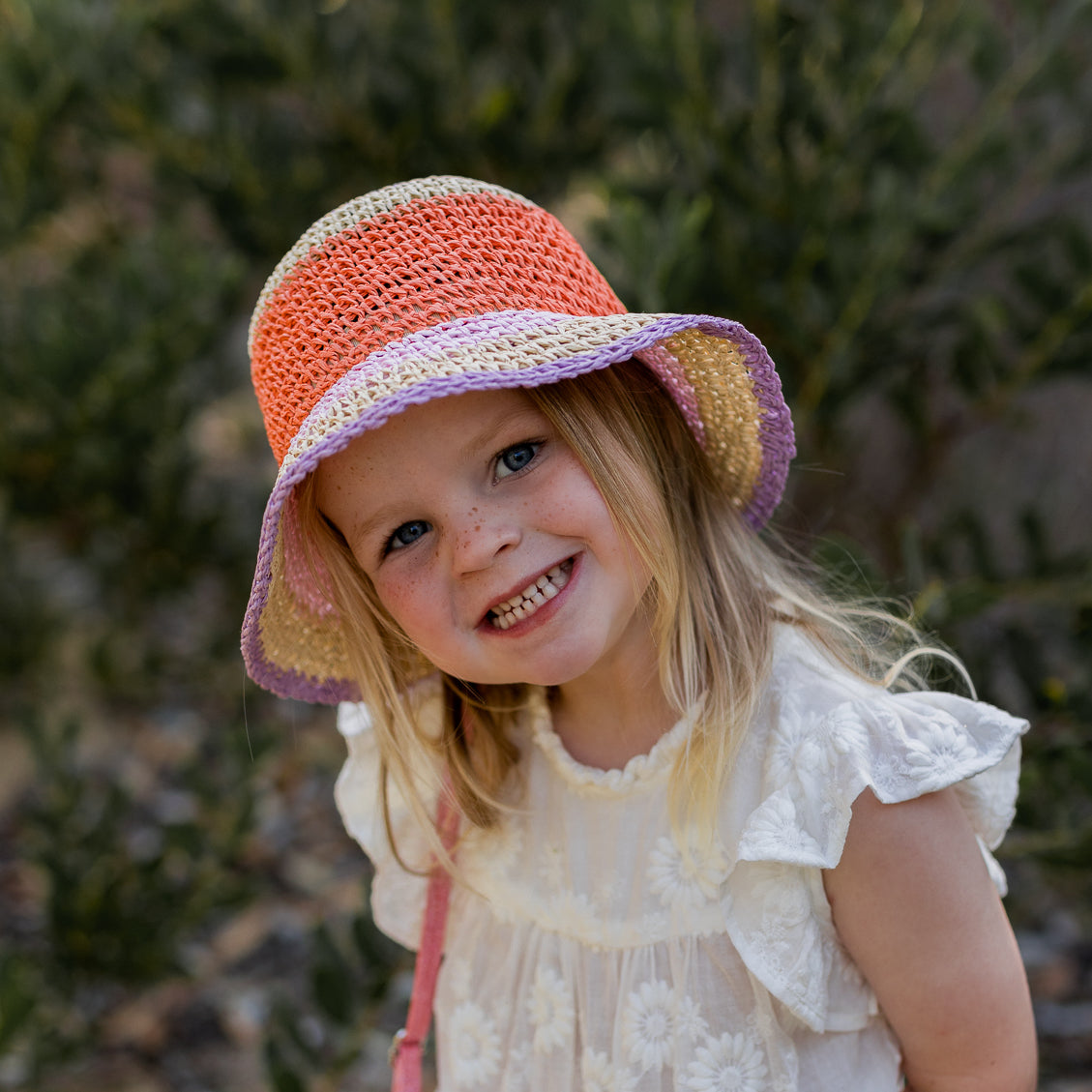 Astrid Crochet Straw Hat